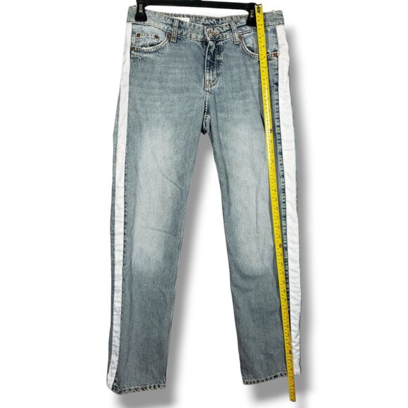 Zara Women 4 Low Rise Straight Leg Jeans Y2K Minimalist Streetwear - Picture 8 of 8